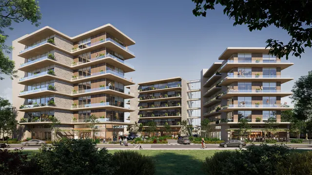 Ayres del Libertador — Usos Mixtos (Residencial y Comercial) en San Juan, Argentina, render arquitectónico 1