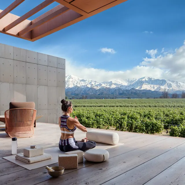 Lupa Wines — Industrial / Boutique Winery in Tunuyán, Mendoza, architectural render 9